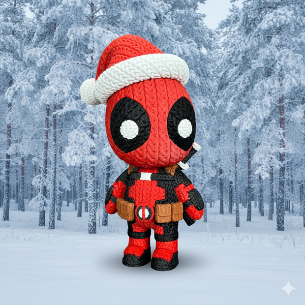 Deadpool - Knitted - Crochet