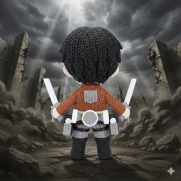 Eren Yeager - Knitted - Crochet