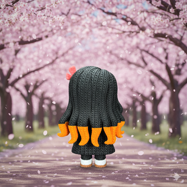 Nezuko - Knitted - Crochet