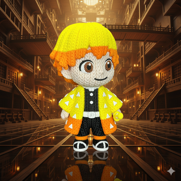 Zenitsu - Knitted - Crochet