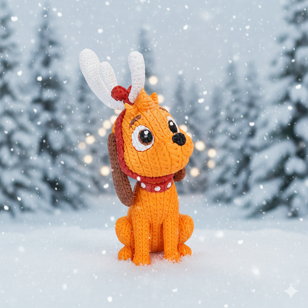 Max - The Grinch’s Dog - Knitted