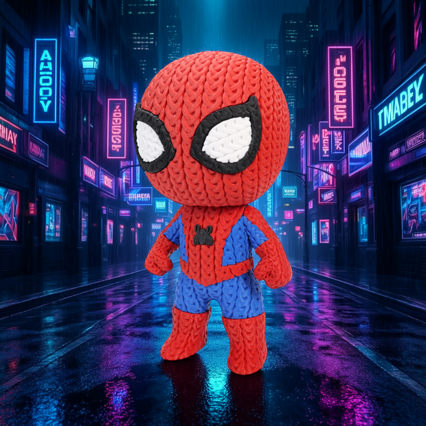 Spider Man - Knitted - Crochet