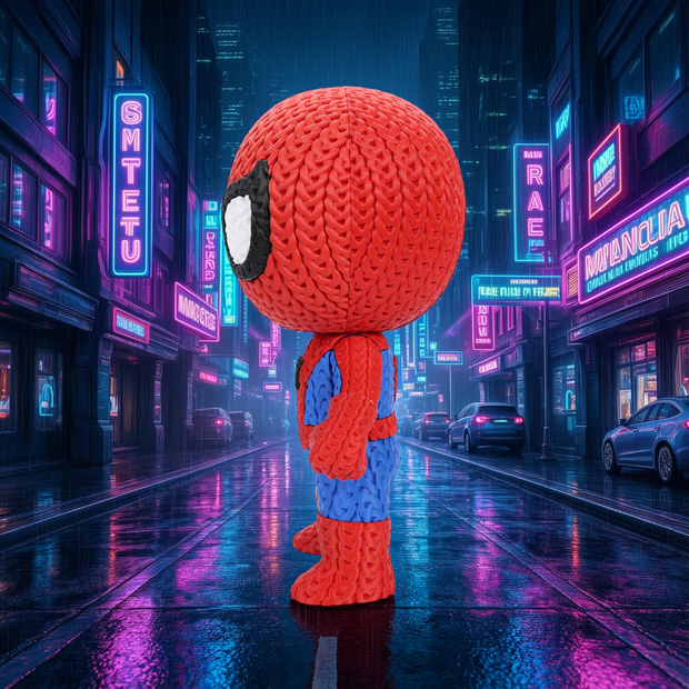 Spider Man - Knitted - Crochet
