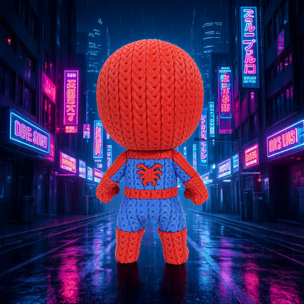 Spider Man - Knitted - Crochet