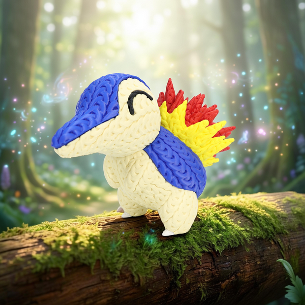 Pokemon Cyndaquil - Knitted - Crochet