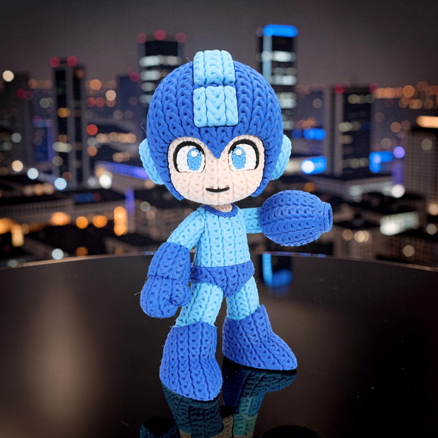 Megaman - Knitted - Crochet