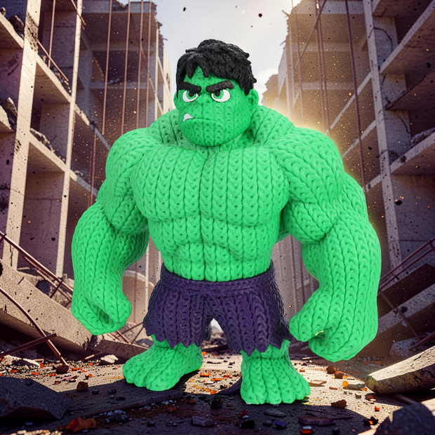 Hulk - Knitted - Crochet