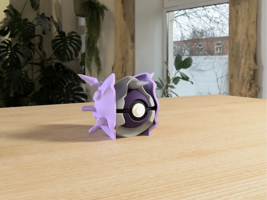 #0091 Cloyster Pokéball 3D | Decoración Pokémon