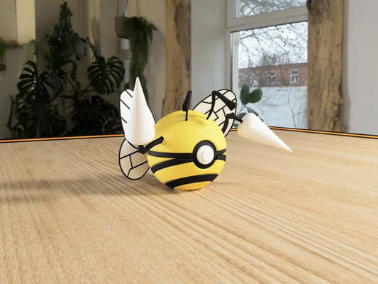 #0015 Beedrill Pokéball 3D | Decoración Pokémon