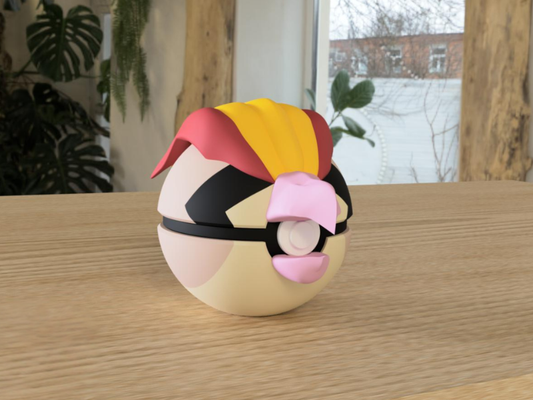 #0018 Pidgeot Pokéball 3D | Decoración Pokémon