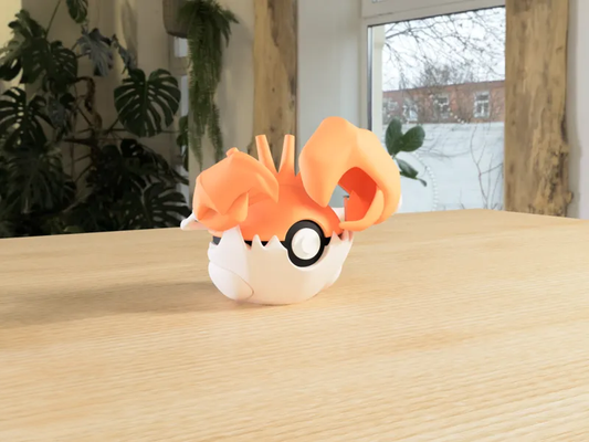 #0099 Kingler Pokéball 3D | Decoración Pokémon