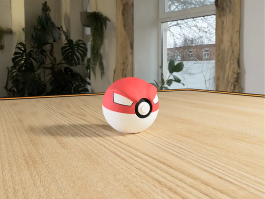 #0100 Voltorb Pokéball 3D | Decoración Pokémon