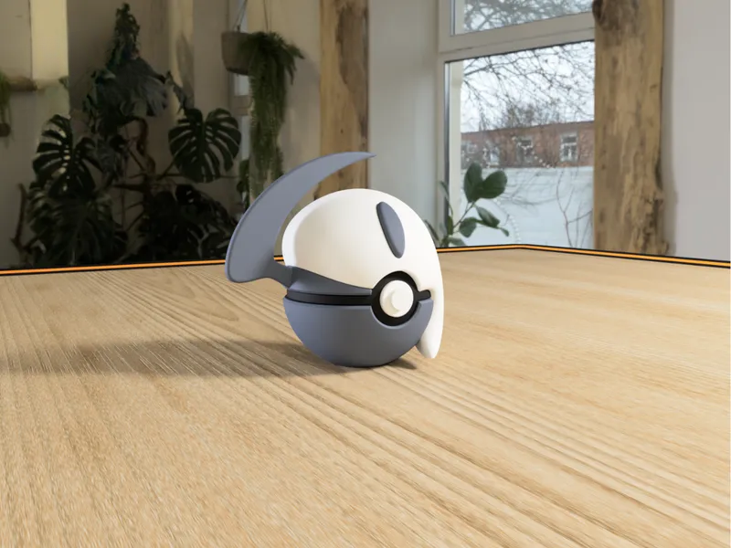 #0359 Absol Pokéball 3D | Decoración Pokémon