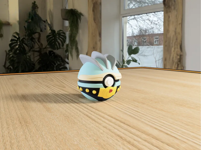 #0068 Machamp Pokéball 3D | Decoración Pokémon