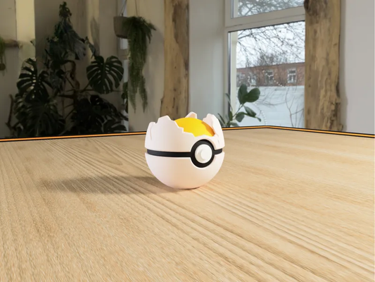 #0102 Exeggcute Pokéball 3D | Decoración Pokémon
