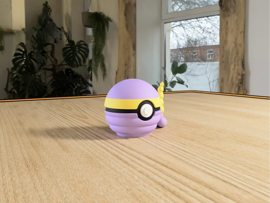 #0023 Ekans Pokéball 3D | Decoración Pokémon
