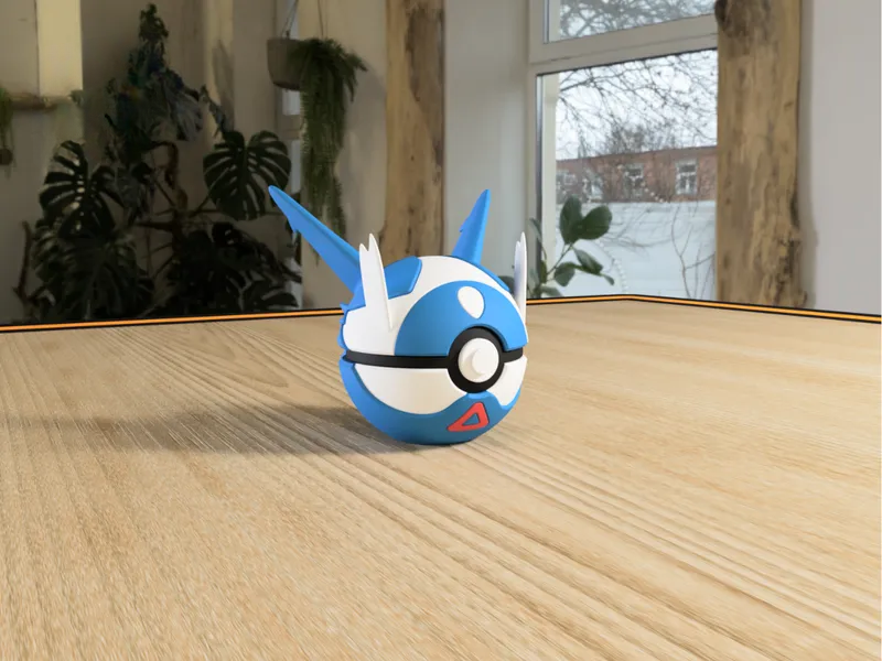 #0381 Latios Pokéball 3D | Decoración Pokémon