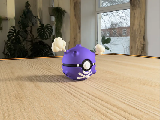 #0109 Koffing Pokéball 3D | Decoración Pokémon