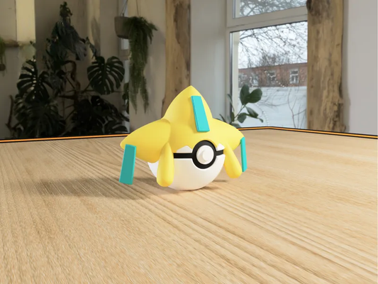#0385 Jirachi Pokéball 3D | Decoración Pokémon