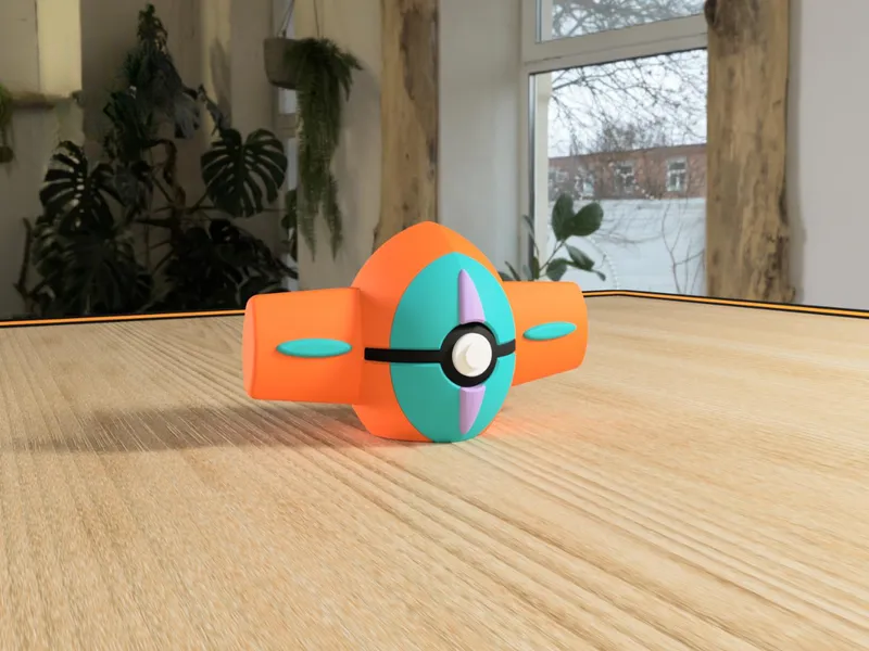 #0386 Deoxys Pokéball 3D | Decoración Pokémon