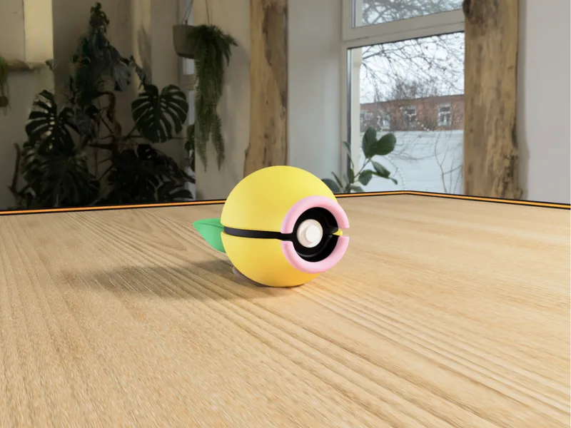 #0069 Bellsprout Pokéball 3D | Decoración Pokémon