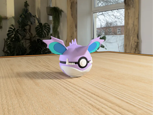 #0034 Nidoking Pokéball 3D | Decoración Pokémon