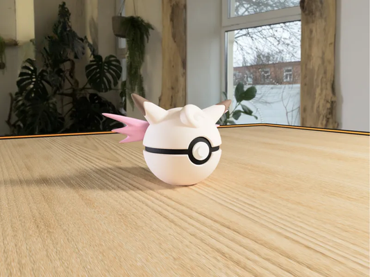 #0036 Clefable Pokéball 3D | Decoración Pokémon