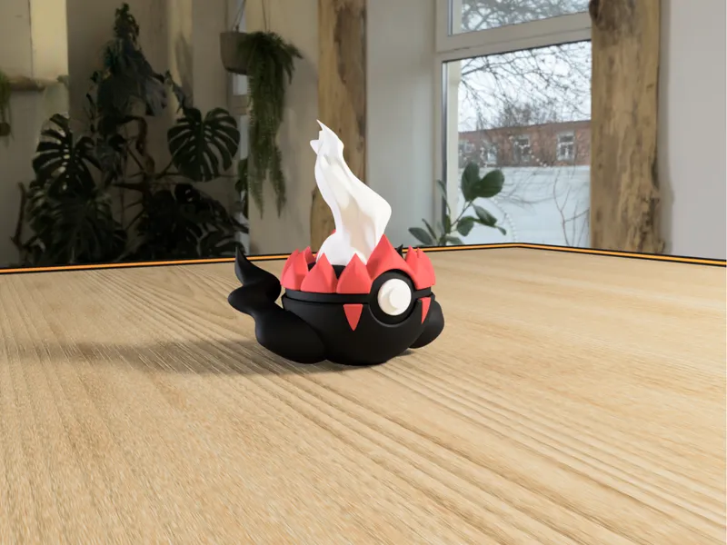 #0491 Darkrai Pokéball 3D | Decoración Pokémon