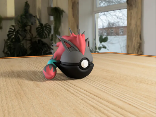 #0571 Zoroark Pokéball 3D | Decoración Pokémon