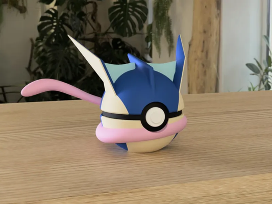 #0658 Greninja Pokéball 3D | Decoración Pokémon