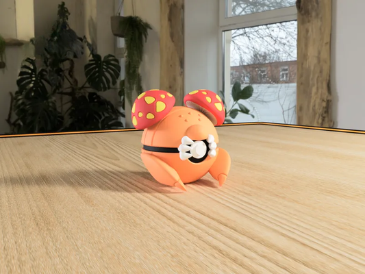 #0046 Paras Pokéball 3D | Decoración Pokémon