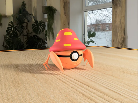 #0047 Parasect Pokéball 3D | Decoración Pokémon