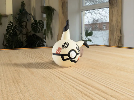 #0778 Mimikyu Pokéball 3D | Decoración Pokémon