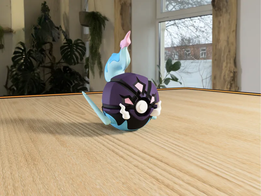 #0937 Ceruledge Pokéball 3D | Decoración Pokémon
