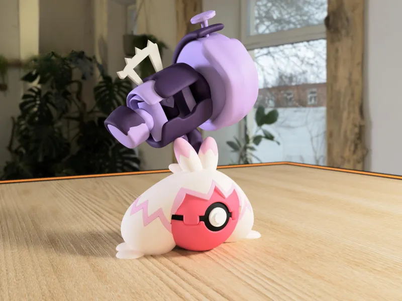 #0959 Tinkaton Pokéball 3D | Decoración Pokémon