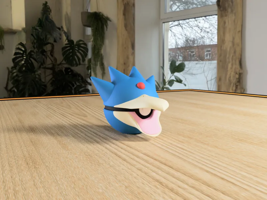#0055 Golduck Pokéball 3D | Decoración Pokémon