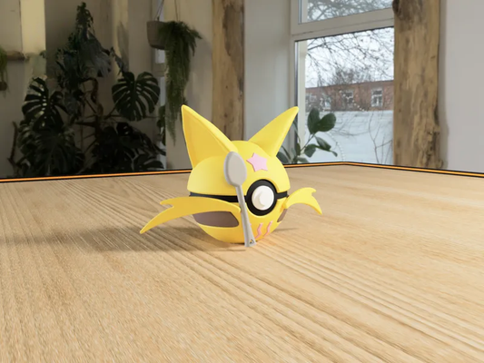 #0064 Kadabra Pokéball 3D | Decoración Pokémon