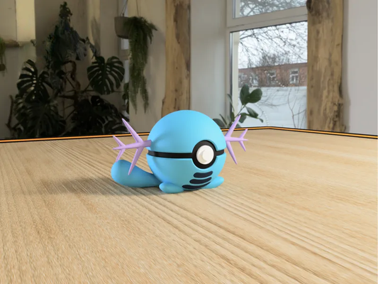 #0194 Wooper Pokéball 3D | Decoración Pokémon