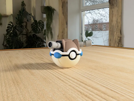 #0009 Blastoise Pokéball 3D | Decoración Pokémon