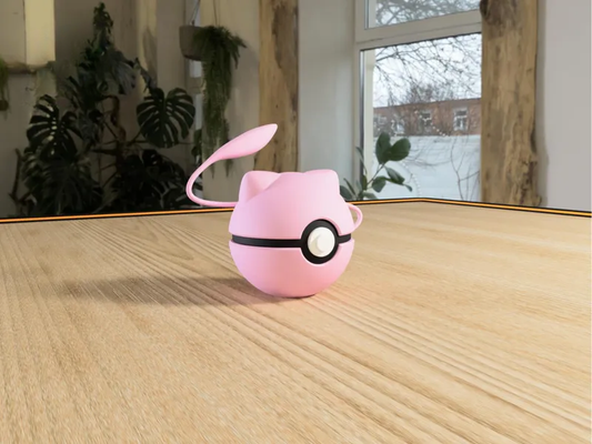 #0151 Mew Pokéball 3D | Decoración Pokémon