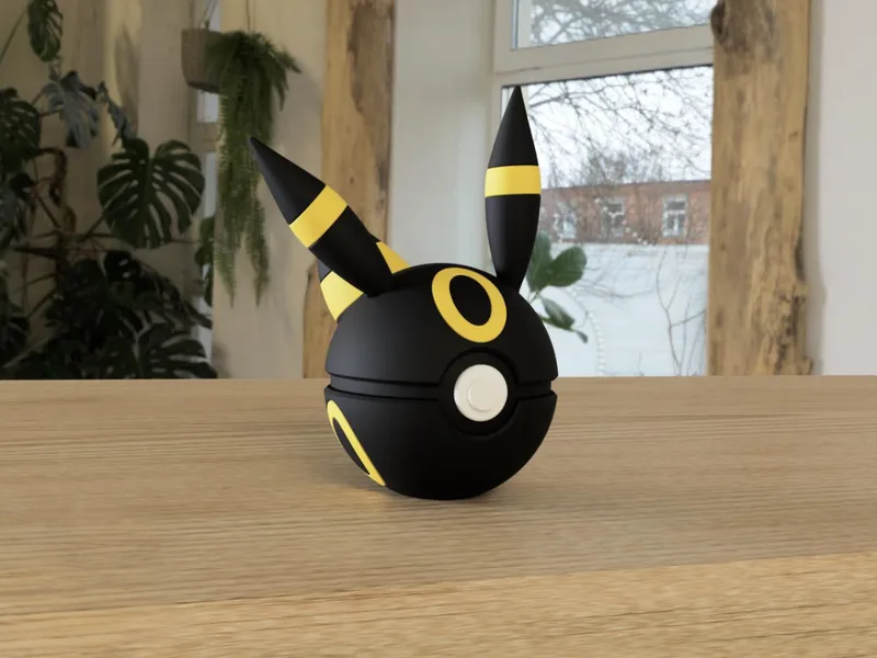 #0197 Umbreon Pokéball 3D | Decoración Pokémon