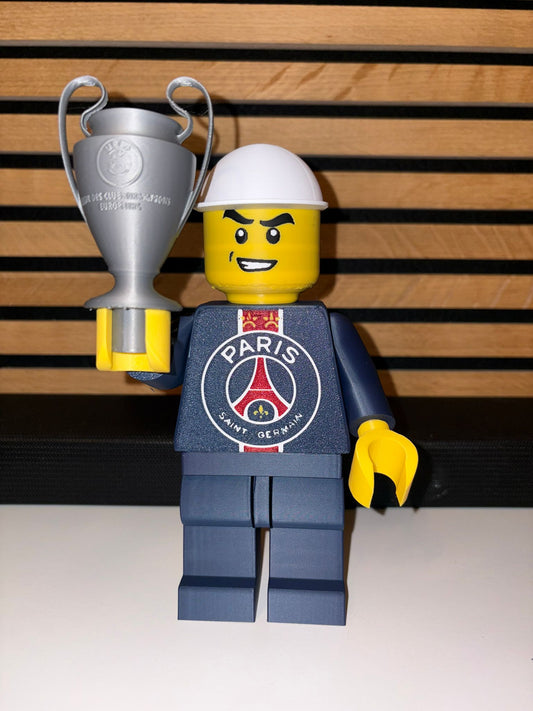 Lego PSG con champions y 2 estrellas