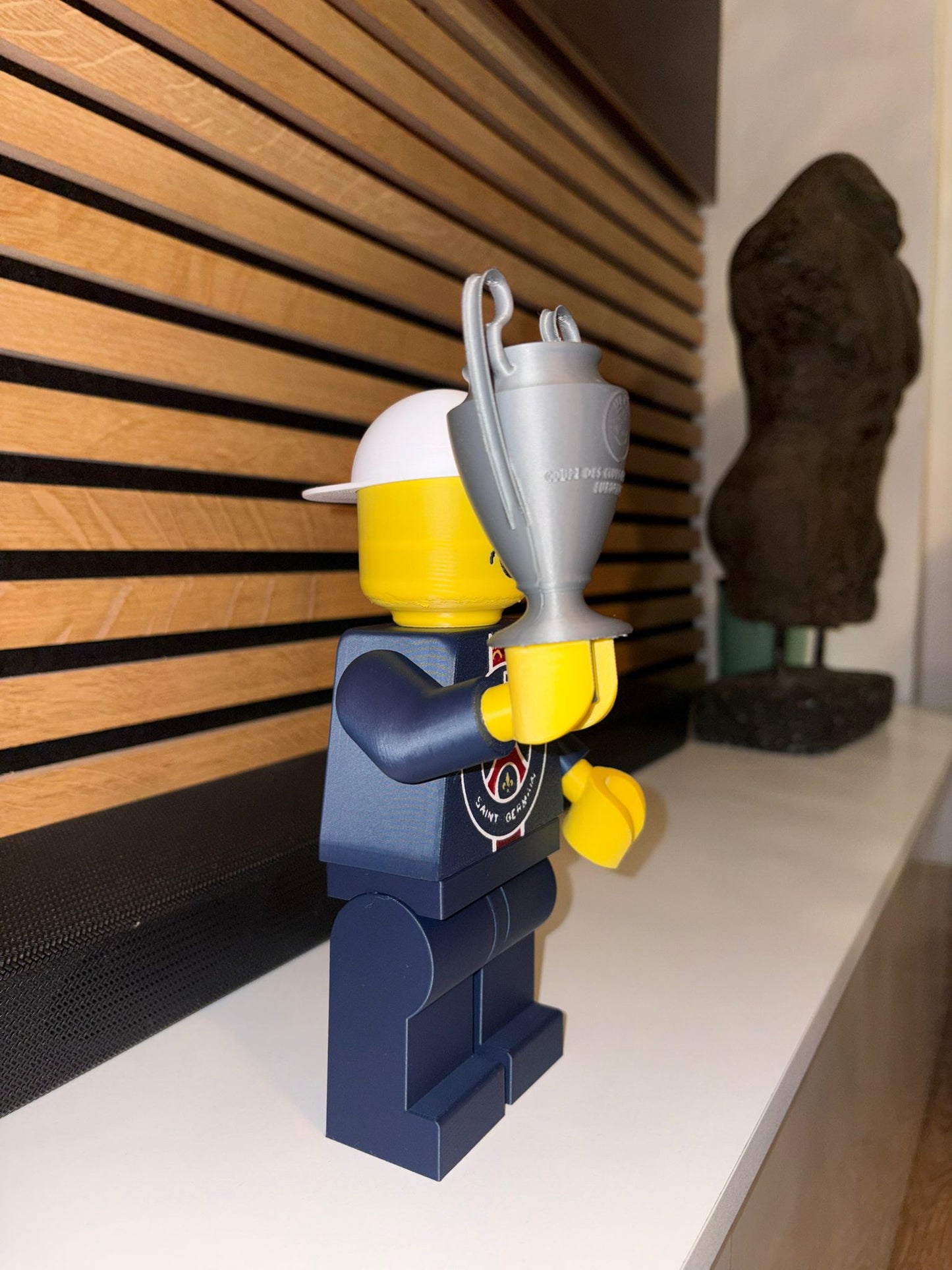 Lego PSG con champions y 2 estrellas