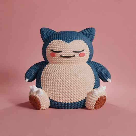 Pokemon Snorlax Crochet Knitted