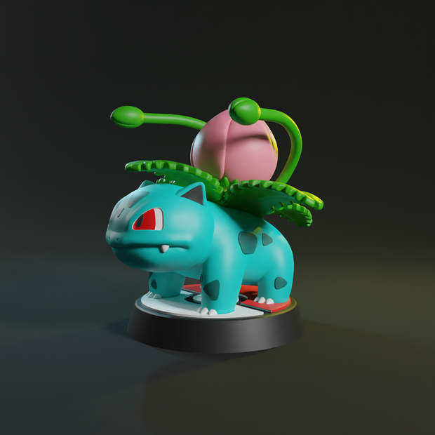 Pokemon Ivysaur - STL & 3mf Multicolor