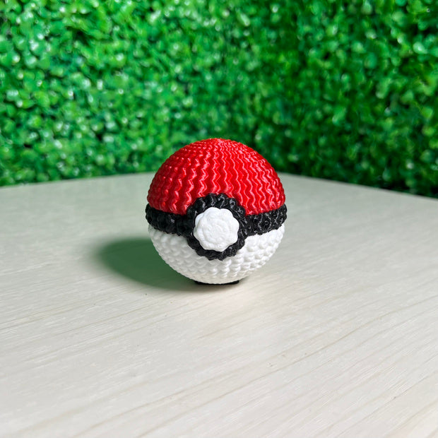 Pokeball Crochet Knitted - STL & 3mf Multicolor