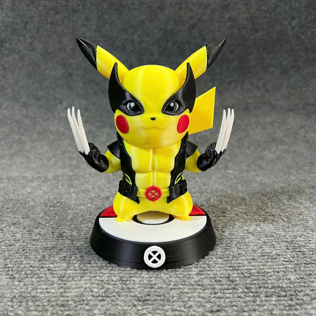 Pikachu Wolverine - STL & 3mf Multicolor