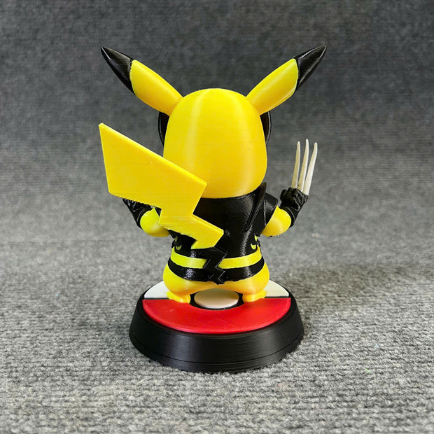 Pikachu Wolverine - STL & 3mf Multicolor