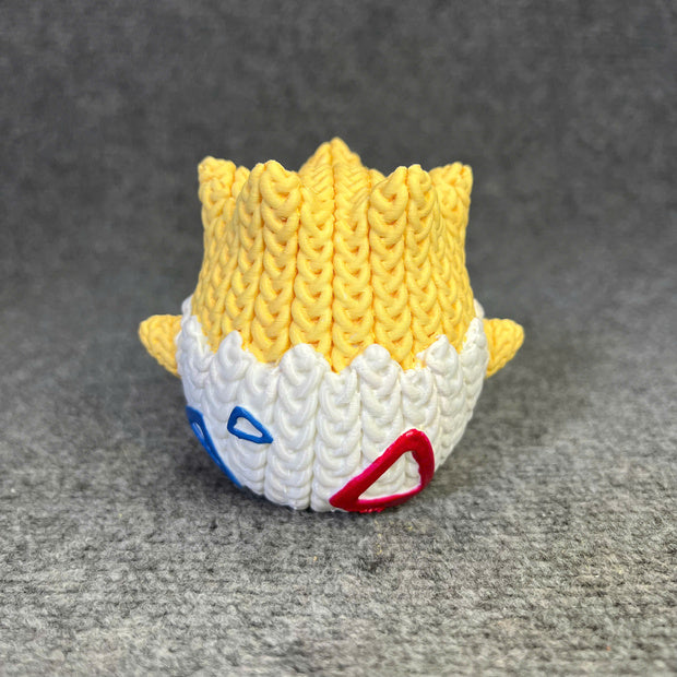 Pokemon Togepi Crochet Knitted - STL & 3mf Multicolor