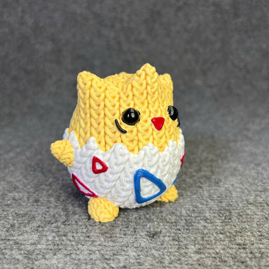 Pokemon Togepi Crochet Knitted - STL & 3mf Multicolor